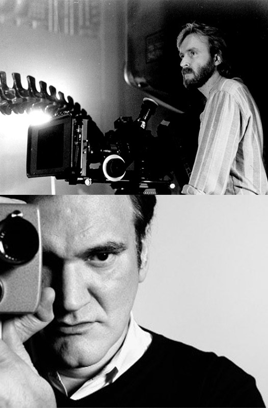 James Cameron and Quentin Tarantino